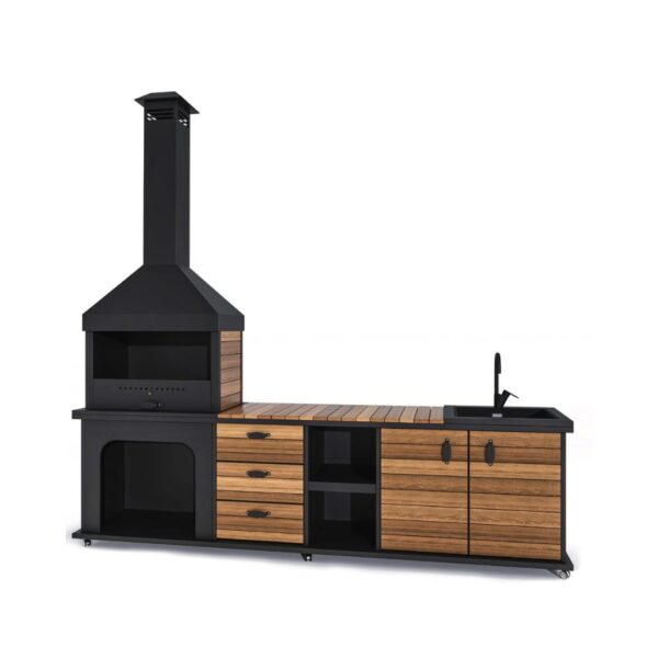 Fırınsız Tezgahlı Barbekü (2.8m)